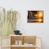 Seafoam in the Sunlight Landscape Framed Photo Paper Wall Art Prints