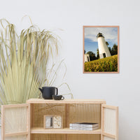 Turkey Point Lighthouse Coastal Landscape Framed Photo Paper Wall Art Prints