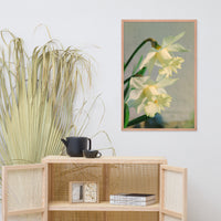 Colorized Daffodils Floral Nature Photo Framed Wall Art Print