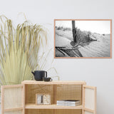 High Key Dunes Coastal Landscape Framed Photo Paper Wall Art Prints