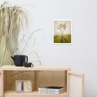 Calming Morning Rural Landscape Framed Photo Paper Wall Art Prints