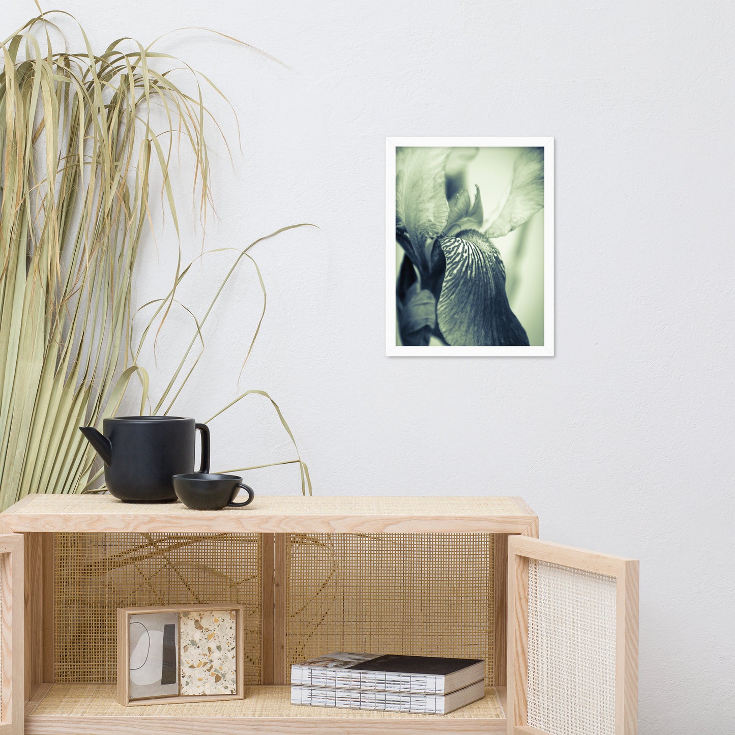 Dining Room Art Ideas: Abstract Japanese Iris Delight- Botanical / Floral / Flora / Flowers / Nature Photograph Framed Wall Art Print - Artwork - Wall Decor - Home Decor