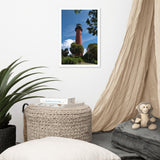 Jupiter Lighthouse 2 Color Framed Photo Paper Wall Art Prints