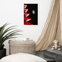 Moon Over Pagoda 1 Urban Photo Framed Wall Art Print