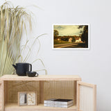 Greenbank Mill Summer Colorized Rural Framed Photo Paper Wall Art Prints