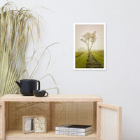 Calming Morning Rural Landscape Framed Photo Paper Wall Art Prints