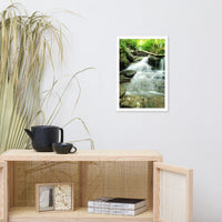 Pixley Waterfall 2 Rural Landscape Framed Photo Paper Wall Art Prints