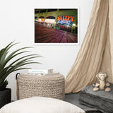 Low On The Boards Urban Landscape Photo Framed Wall Art Print