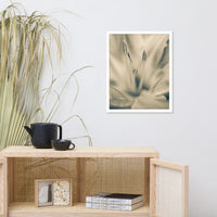 Calm Passions Floral Nature Photo Framed Wall Art Print