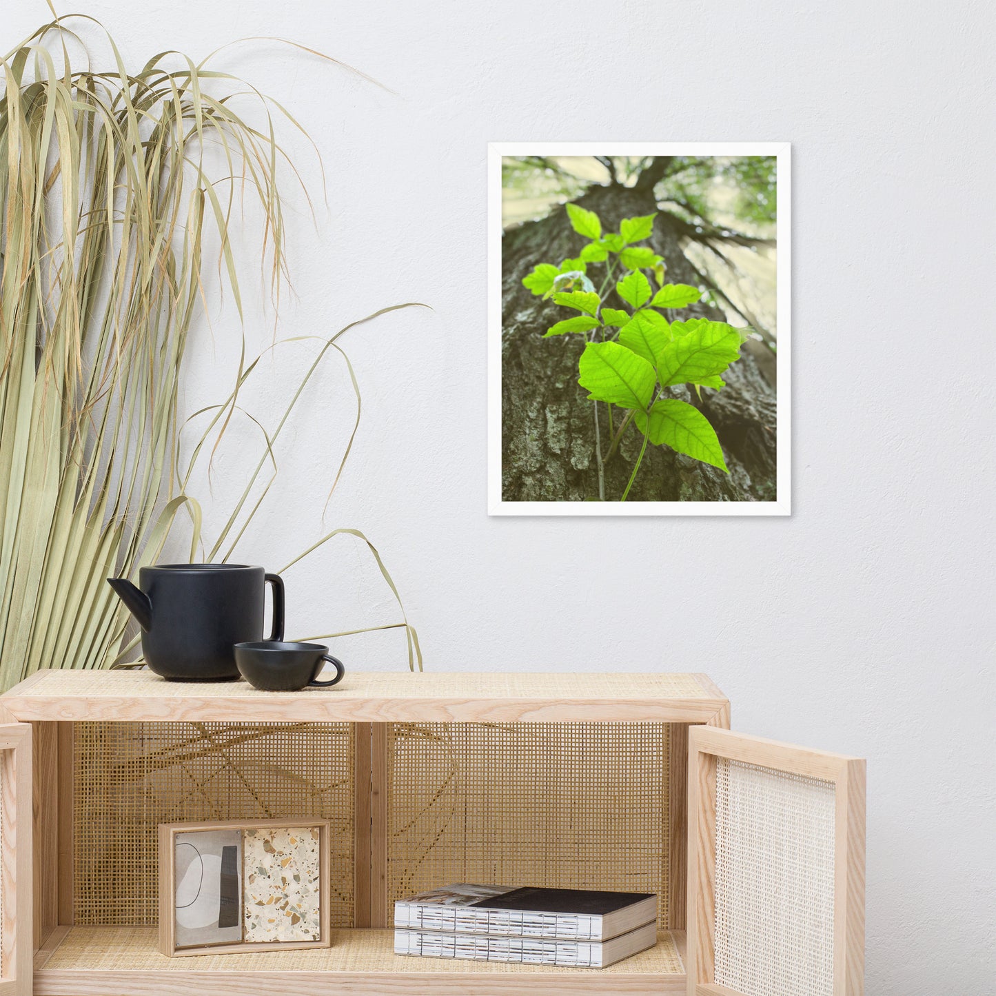 Climbing The Tree Botanical Nature Photo Framed Wall Art Print