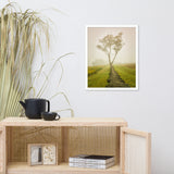 Calming Morning Rural Landscape Framed Photo Paper Wall Art Prints