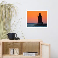Sunset at Henlopen State Park 3 Framed Photo Paper Wall Art Prints
