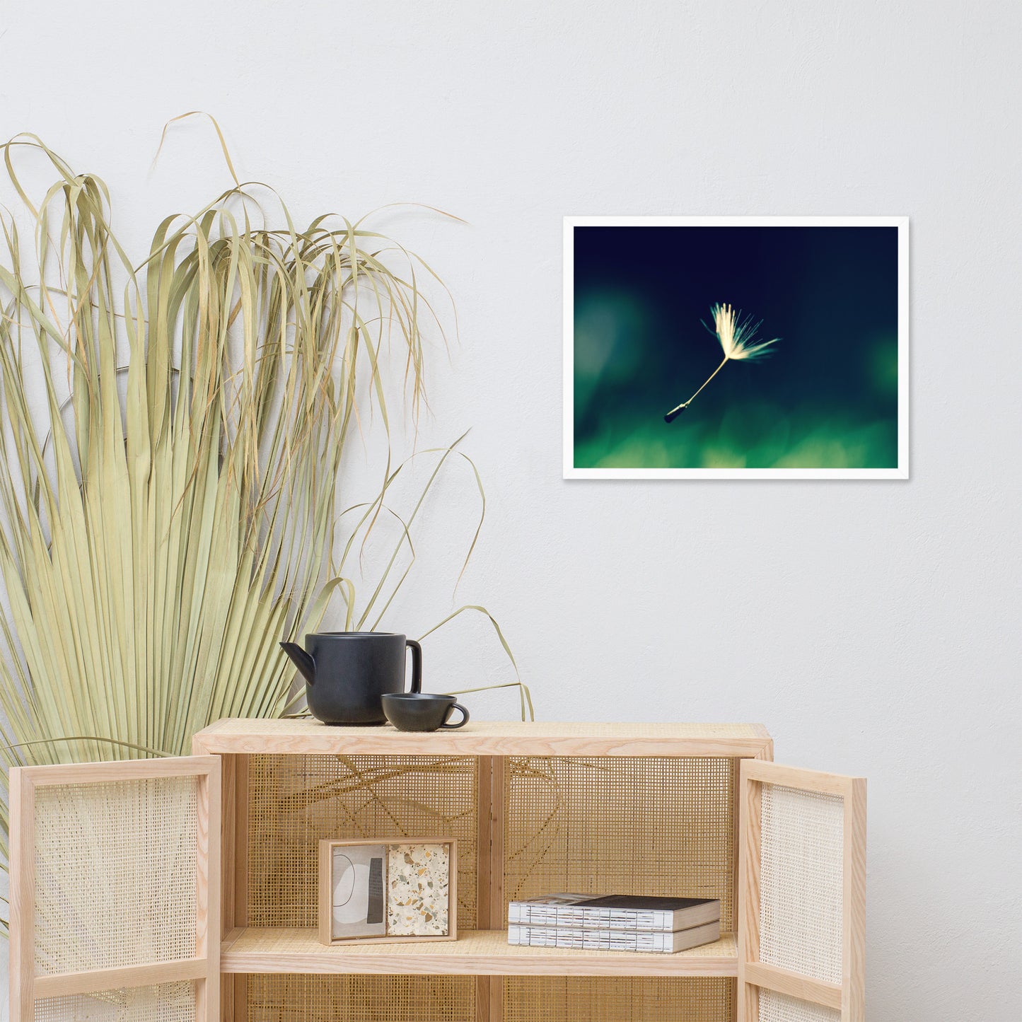 Blowing in the Wind Botanical Nature Photo Framed Wall Art Print
