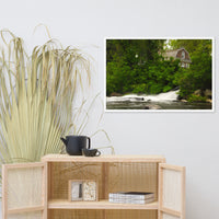 The Brandywine River and First Presbyterian Church Framed Photo Paper Wall Art Prints