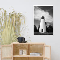 Touch the Sky Black & White Landscape Framed Photo Paper Wall Art Prints