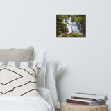 Cascading Water at Mun Daeng Waterfall Landscape Photo Loose Wall Art Prints