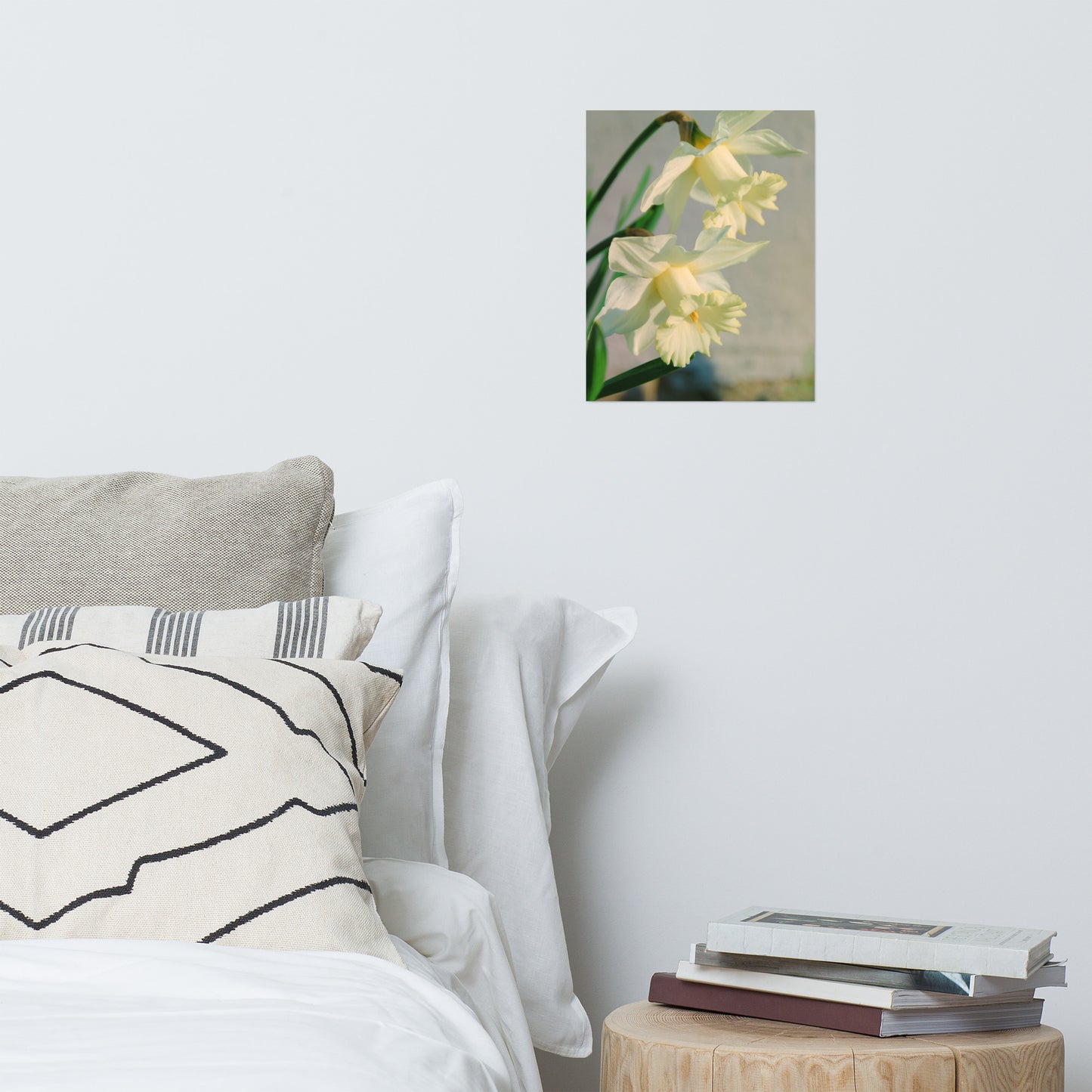 Colorized Daffodils Floral Nature Photo Loose Unframed Wall Art Prints