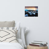 Fire and Ice Coastal Sunrise - Sunset Landscape Photo Loose Wall Art Prints