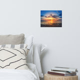 Sunset at Breakwater Lighthouse Landscape Photo Loose Wall Art Prints
