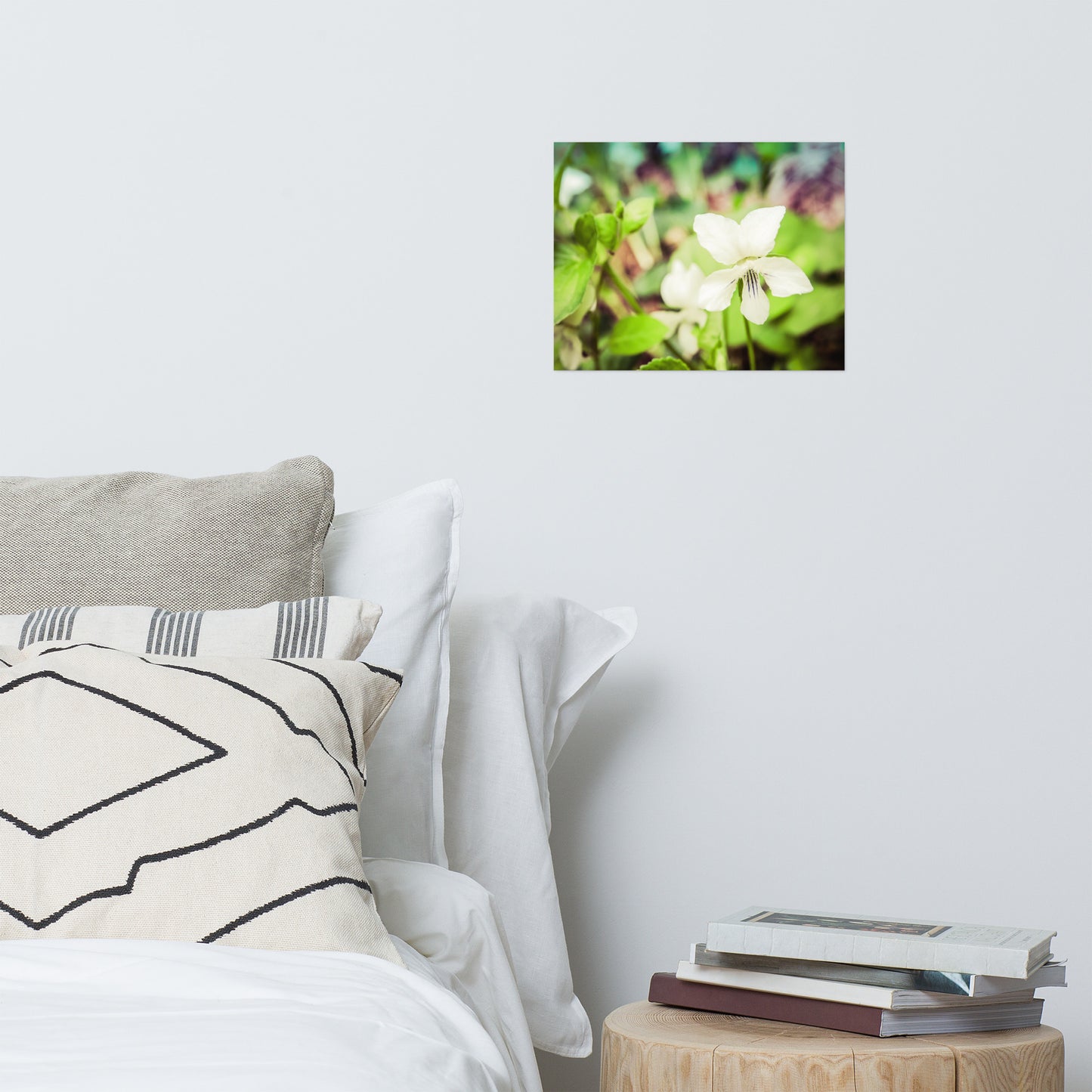 Tranquil China Violet Floral Nature Photo Loose Unframed Wall Art Prints