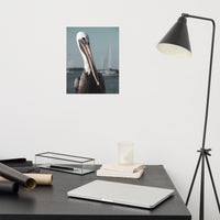 Bob The Pelican 3R Colorized Loose Wall Art Print
