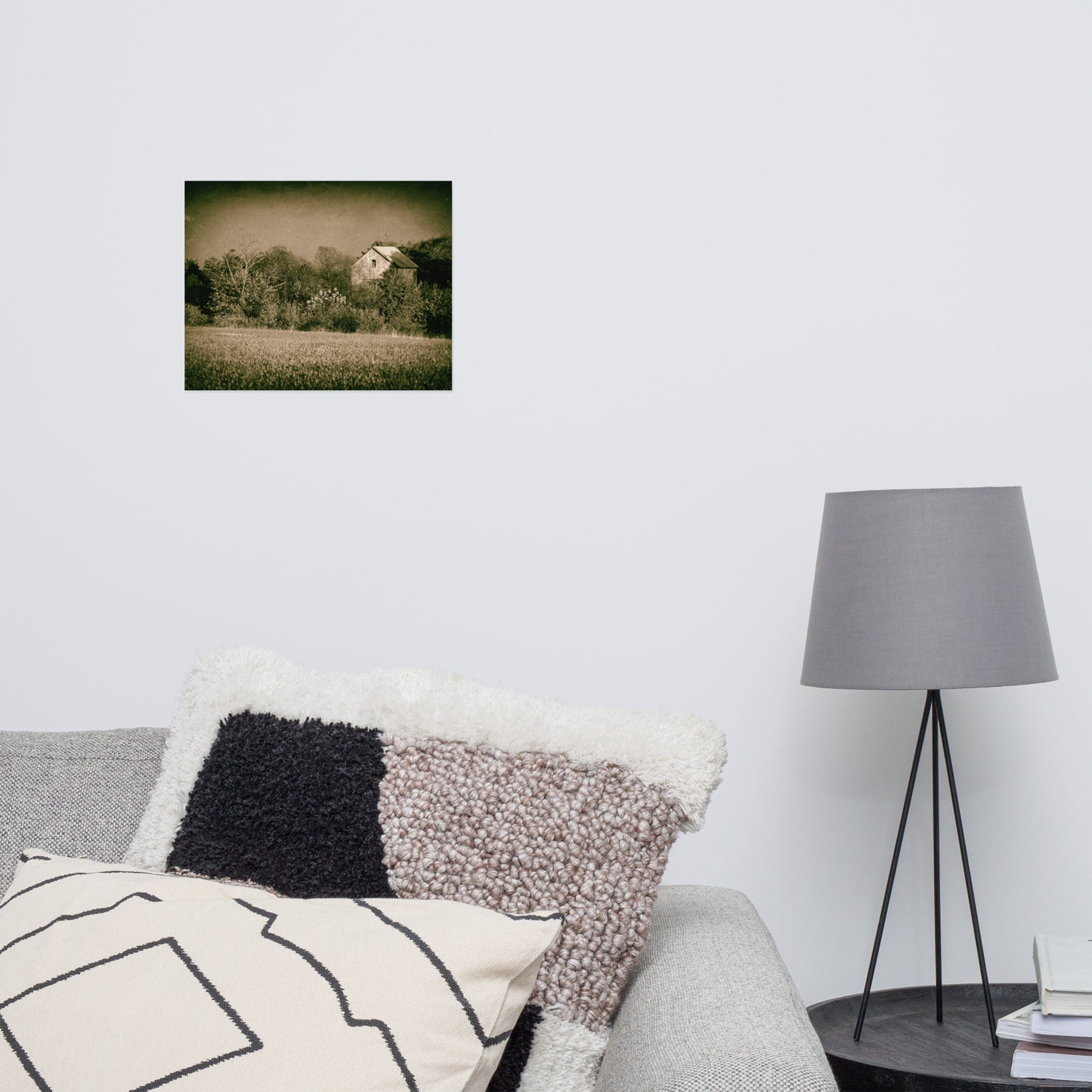 Small Rustic Wall Decor: Abandoned Barn In The Trees - Rural / Country Style Landscape / Nature Loose / Unframed Photograph Wall Art Print - Artwork