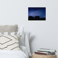 Lightning Over The Valley Urban Landscape Loose Unframed Wall Art Prints