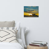 Sunset at Bowers Landscape Photo Loose Wall Art Prints