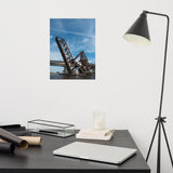 Train Drawbridge Jacksonville 3 Color Urban Landscape Loose Wall Art Print