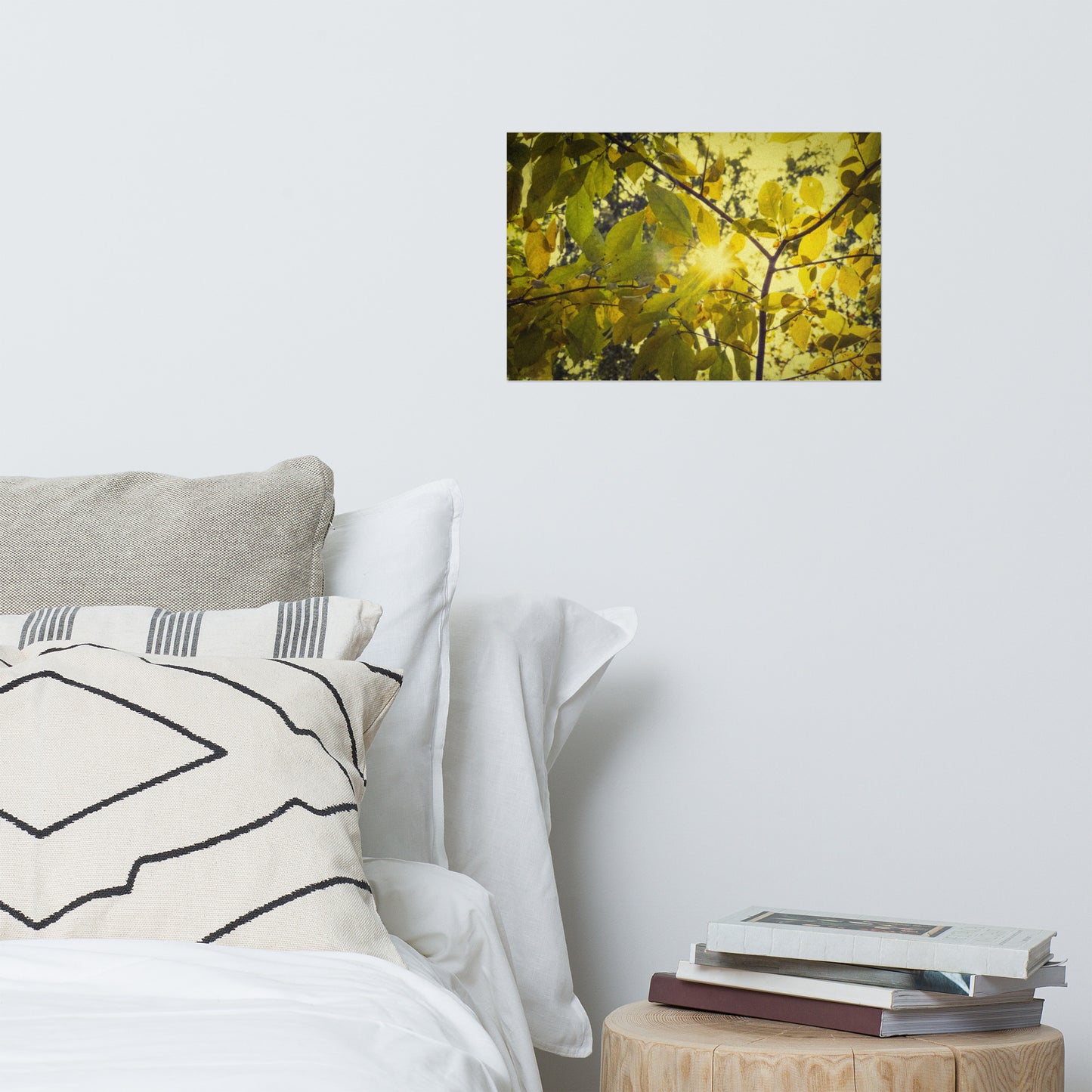 Vintage Botanical Artwork: Aged Golden Leaves - Abstract Botanical / Plants / Nature Photograph Loose / Unframed / Frameable / Frameless Wall Art Print - Artwork