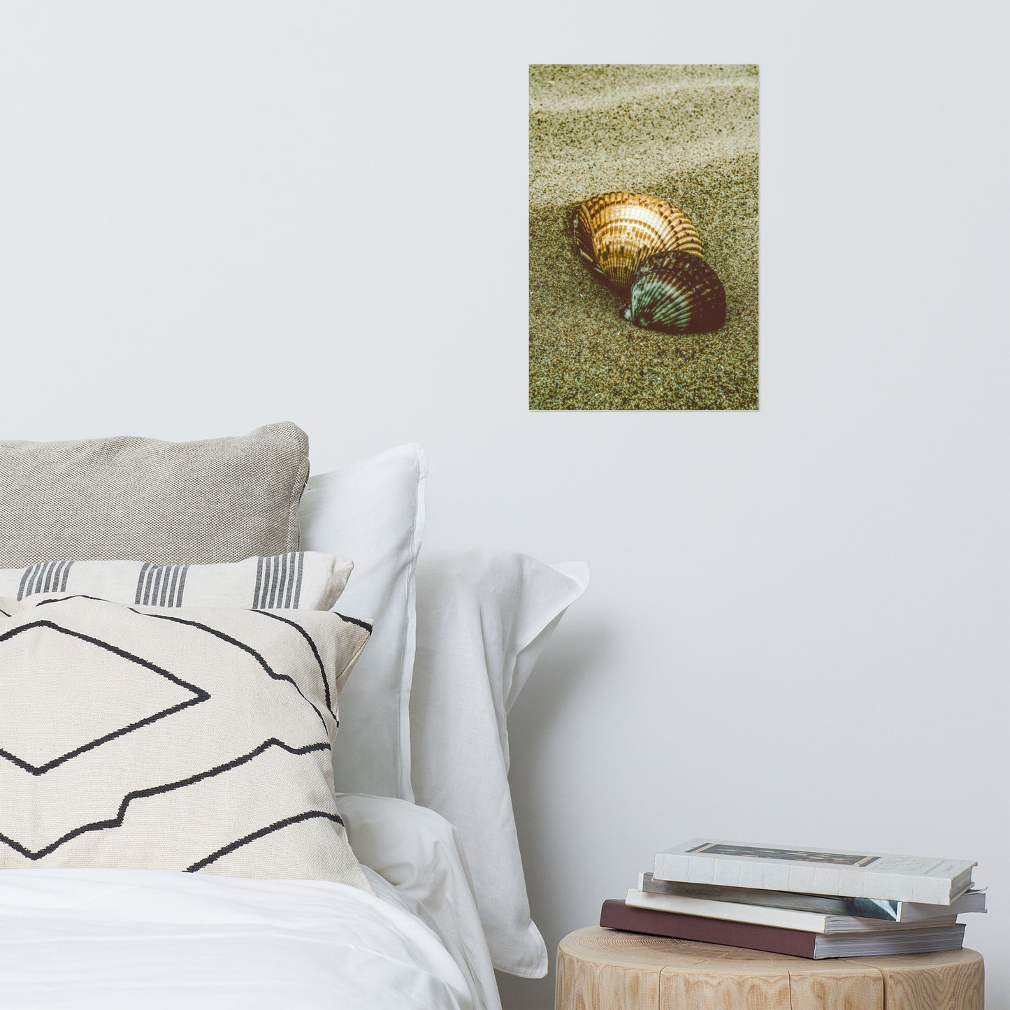 Dreamy Beach Seashells Coastal Nature Photo Loose Unframed Wall Art Prints