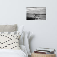 Historic New Castle 2 Black and White Landscape Photo Loose Wall Art Prints