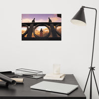 Ponce De Leon Lighthouse and Iron Fence Architectural Coastal Photo Loose Wall Art Prints