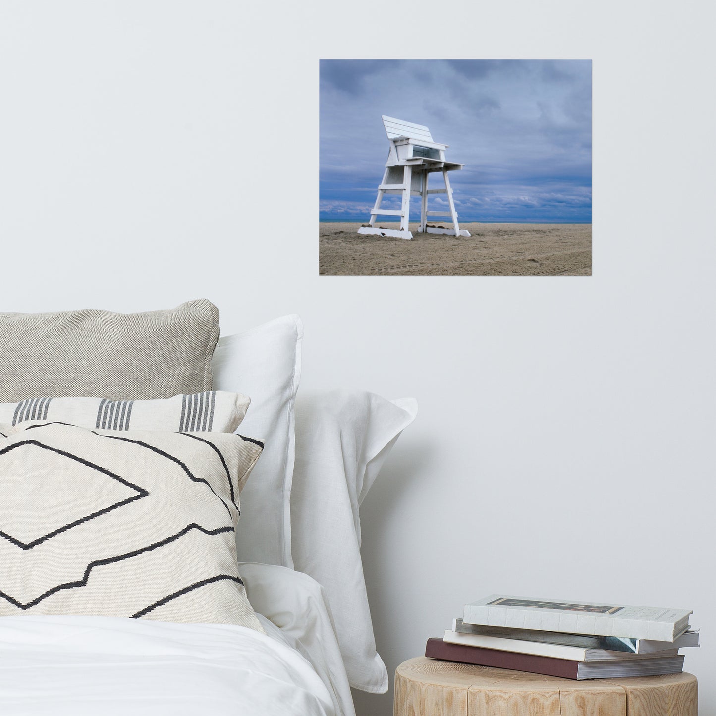 Bedroom Above Bed Decor: Stormy Skies - Beach / Coastal / Seascape Nature / Landscape Photograph Loose / Unframed Wall Art Print - Artwork