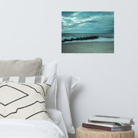 Blue Morning at Rehoboth Landscape Photo Loose Coastal Wall Art Prints