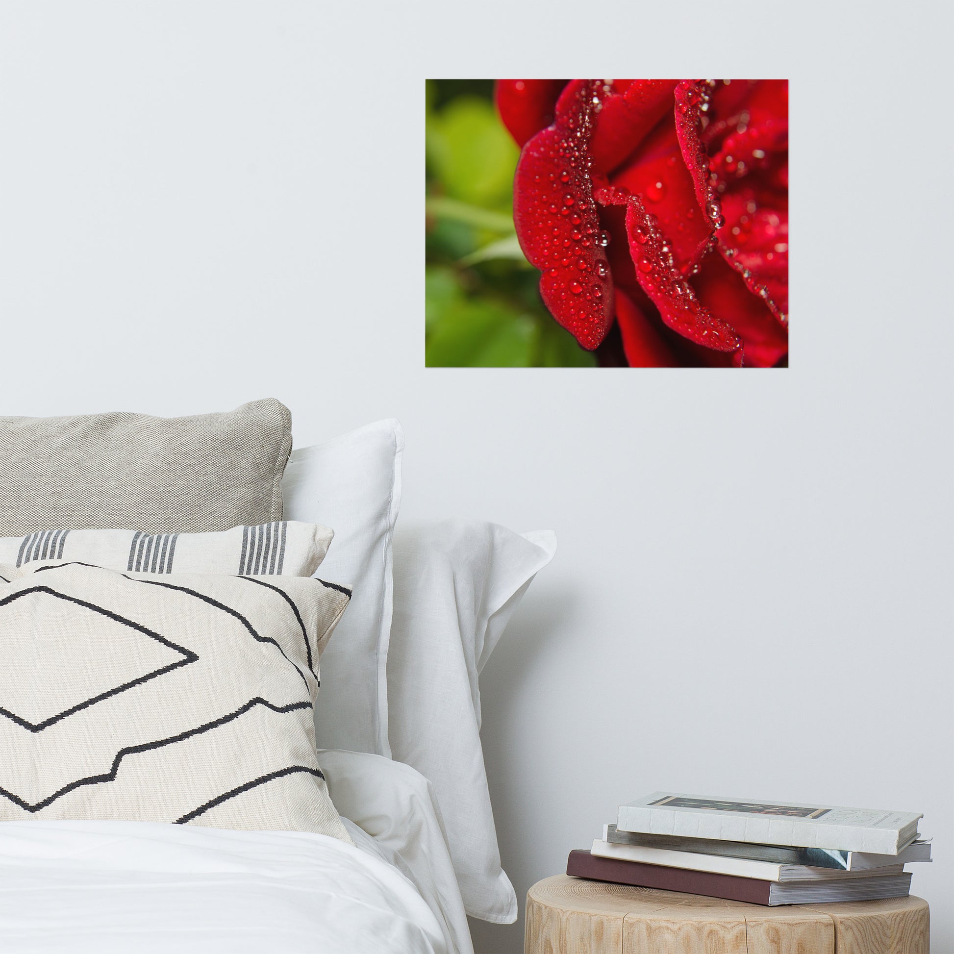 rose art print: Bold and Beautiful - Floral / Flora / Flowers / Nature Photograph - Loose / Frameable / Unframed / Frameless Wall Art - Artwork