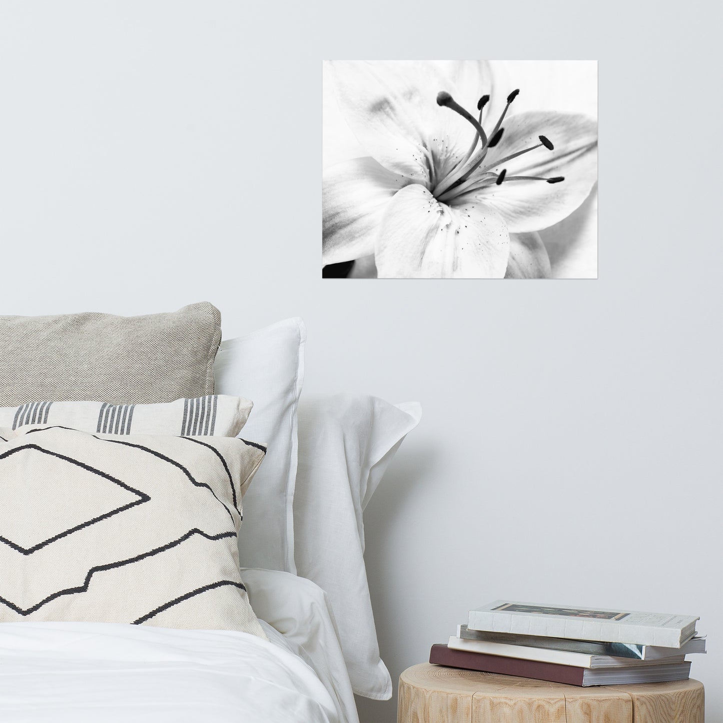 High Key Lily Floral Nature Photo Loose Unframed Wall Art Prints