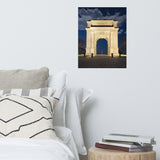 Night Photo At Valley Forge Arch Urban Landscape Loose Unframed Wall Art Prints