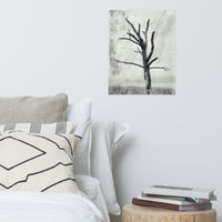 Rotting Away Alone Black and White Botanical Nature Photo Loose Unframed Wall Art Prints