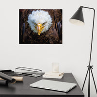 Bald Eagle Portrait Close-up Loose Wall Art Print