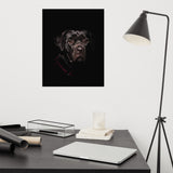 Cane Corso Low-Key Loose Wall Art Print
