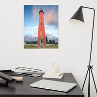 Ponce De Leon Lighthouse and Sunset Landscape Photo Loose Wall Art Print