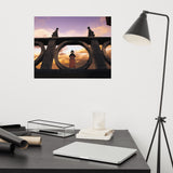 Ponce De Leon Lighthouse and Iron Fence Architectural Coastal Photo Loose Wall Art Prints