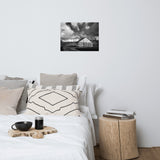 Aging Barn in the Morning Sun Black and White Loose Wall Art Prints
