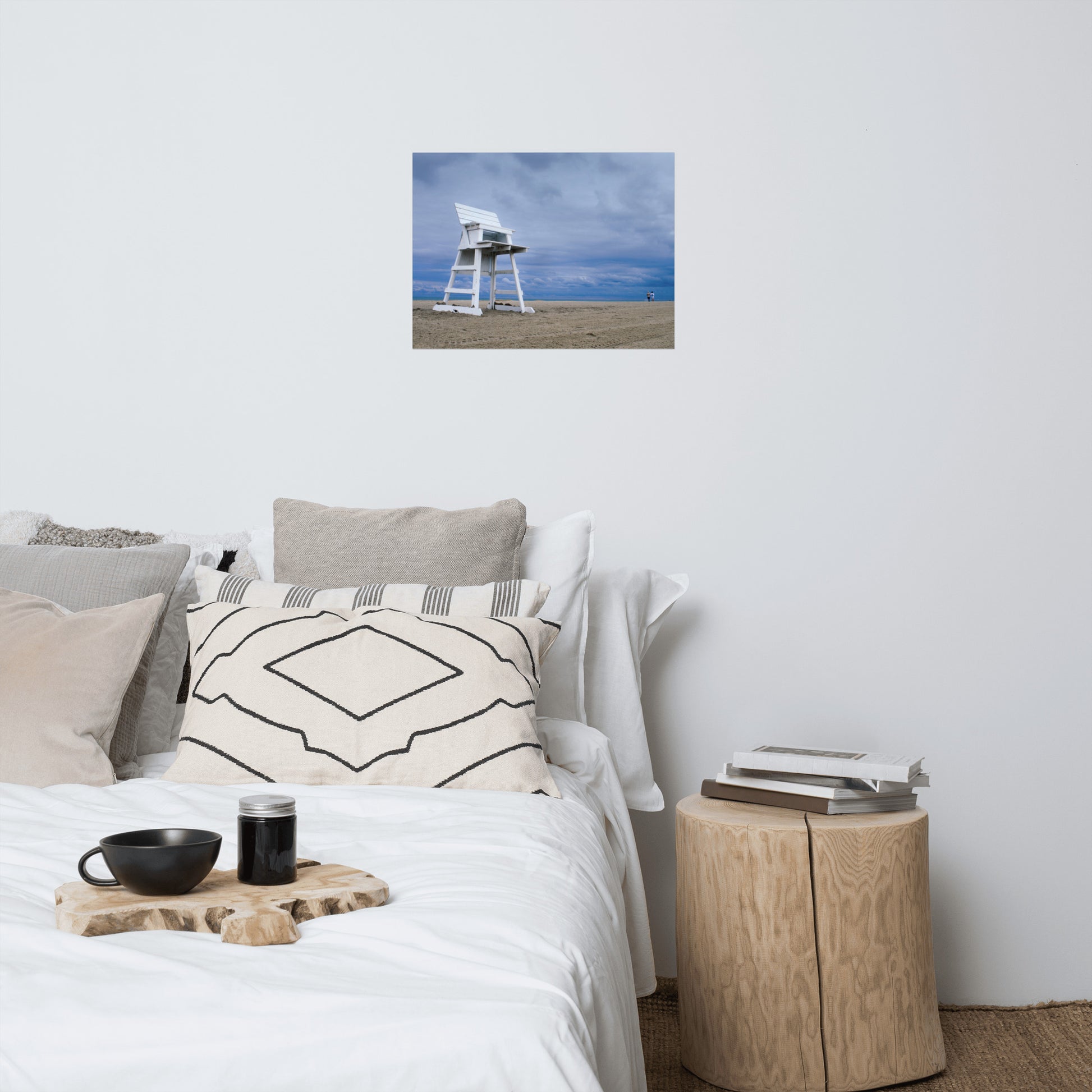 Bedroom Above Bed Wall Art: Stormy Skies - Beach / Coastal / Seascape Nature / Landscape Photograph Loose / Unframed Wall Art Print - Artwork