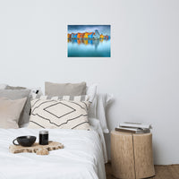 Blue Morning at Waters Edge Landscape Photo Loose Wall Art Prints