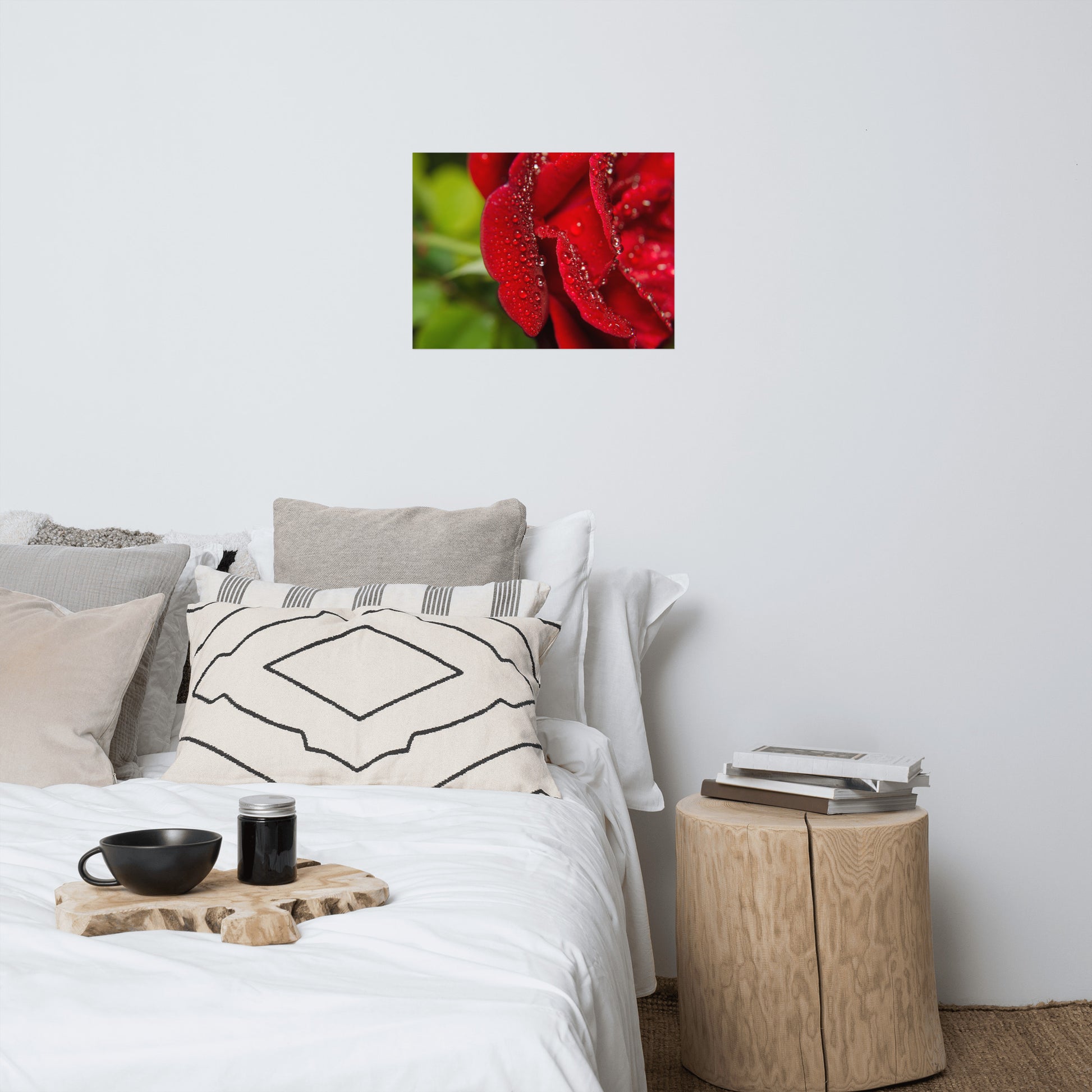 rose art posters: Bold and Beautiful - Floral / Flora / Flowers / Nature Photograph - Loose / Frameable / Unframed / Frameless Wall Art - Artwork