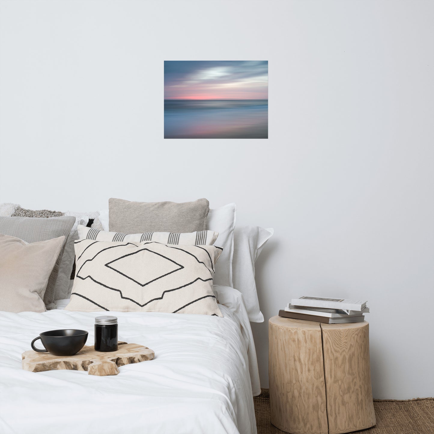 The Colors of Evening on the Beach Landscape Photo Loose Wall Art Prints