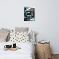 Winter Mill Landscape Photo Loose Wall Art Print