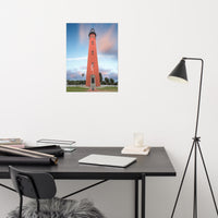 Ponce De Leon Lighthouse and Sunset Landscape Photo Loose Wall Art Print